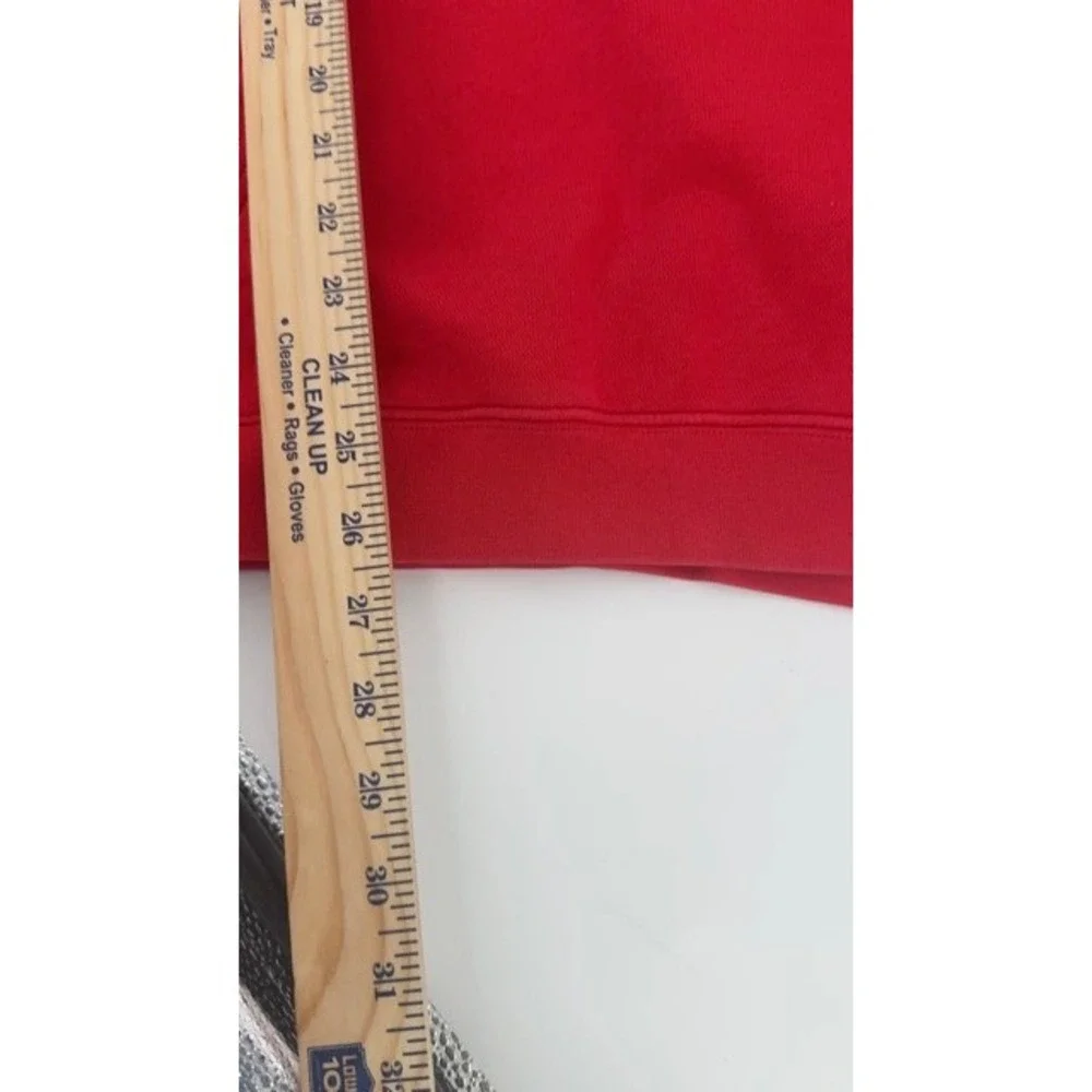 Nike Ohio State Buckeyes Hoodie Men Large Red Pullover NCAA Sweatshirt Graphic